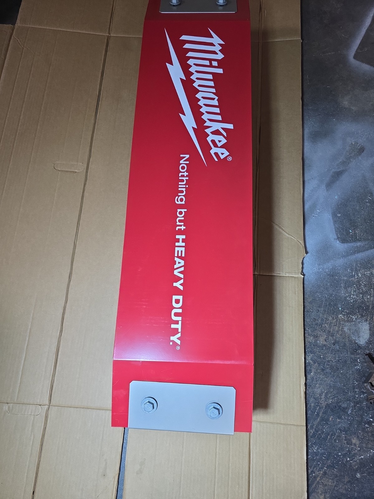 Milwaukee Tools Commercial Steel 4’ X 12” In-Store Display Sign