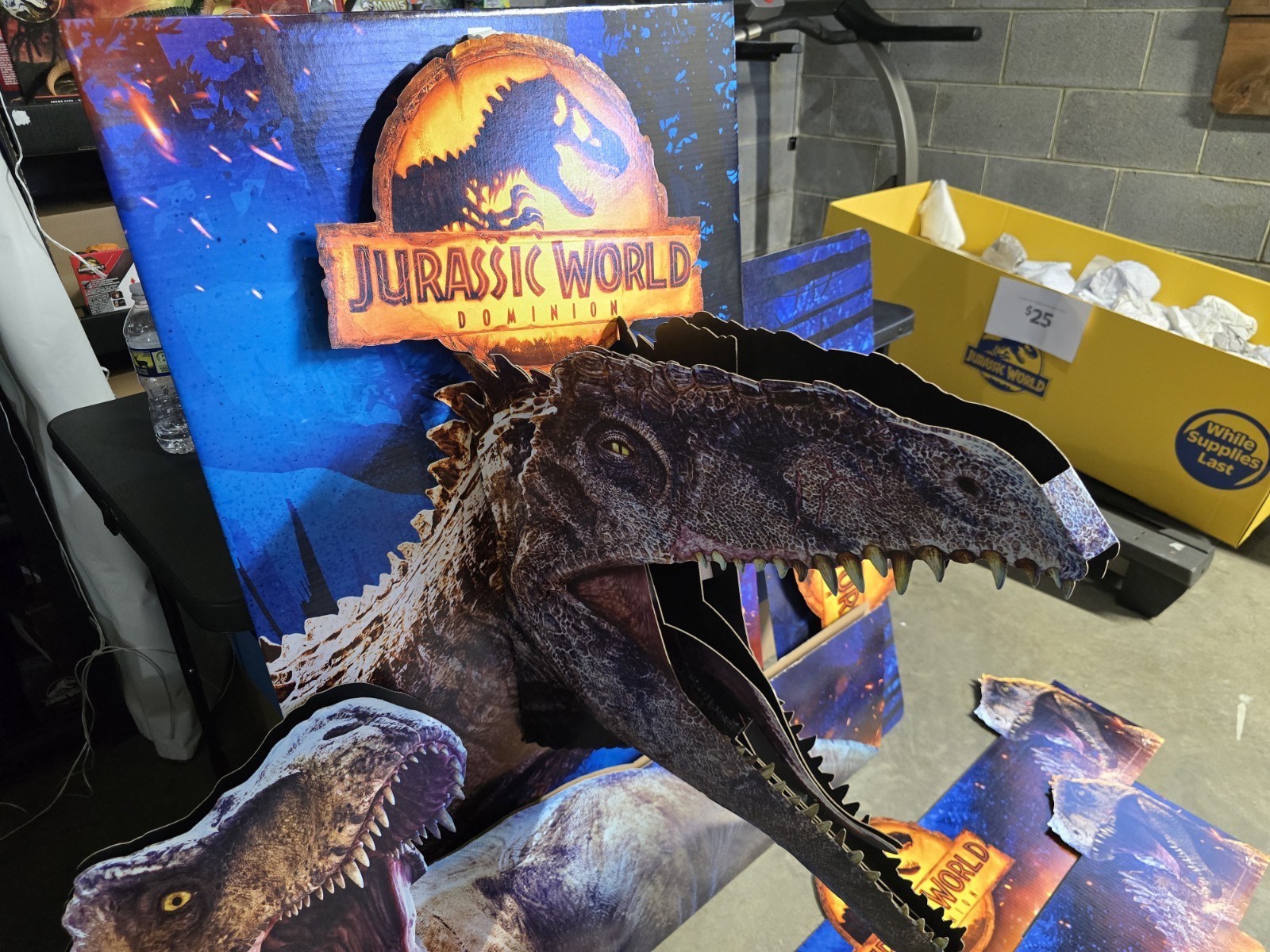 Jurassic World Dominion Walmart End cap Store Display HUGE RARE Complete