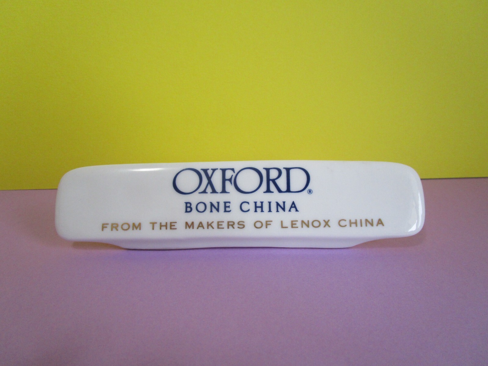 OXFORD BONE CHINA MAKERS OF LENOX CHINA STORE DISPLAY PLAQUE DEALER SIGN