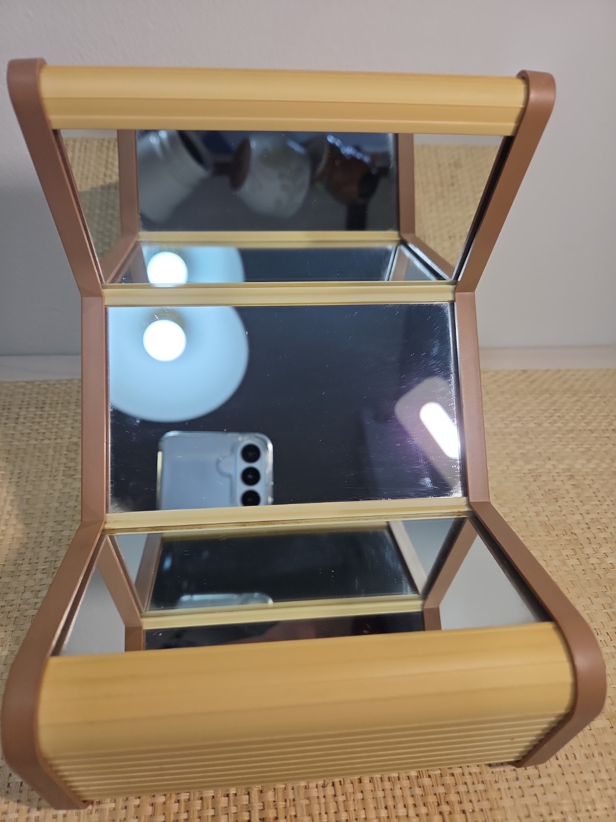 Vintage Ultima II Calvin Klein Beauty Counter Display Mirror Hong Kong 1984