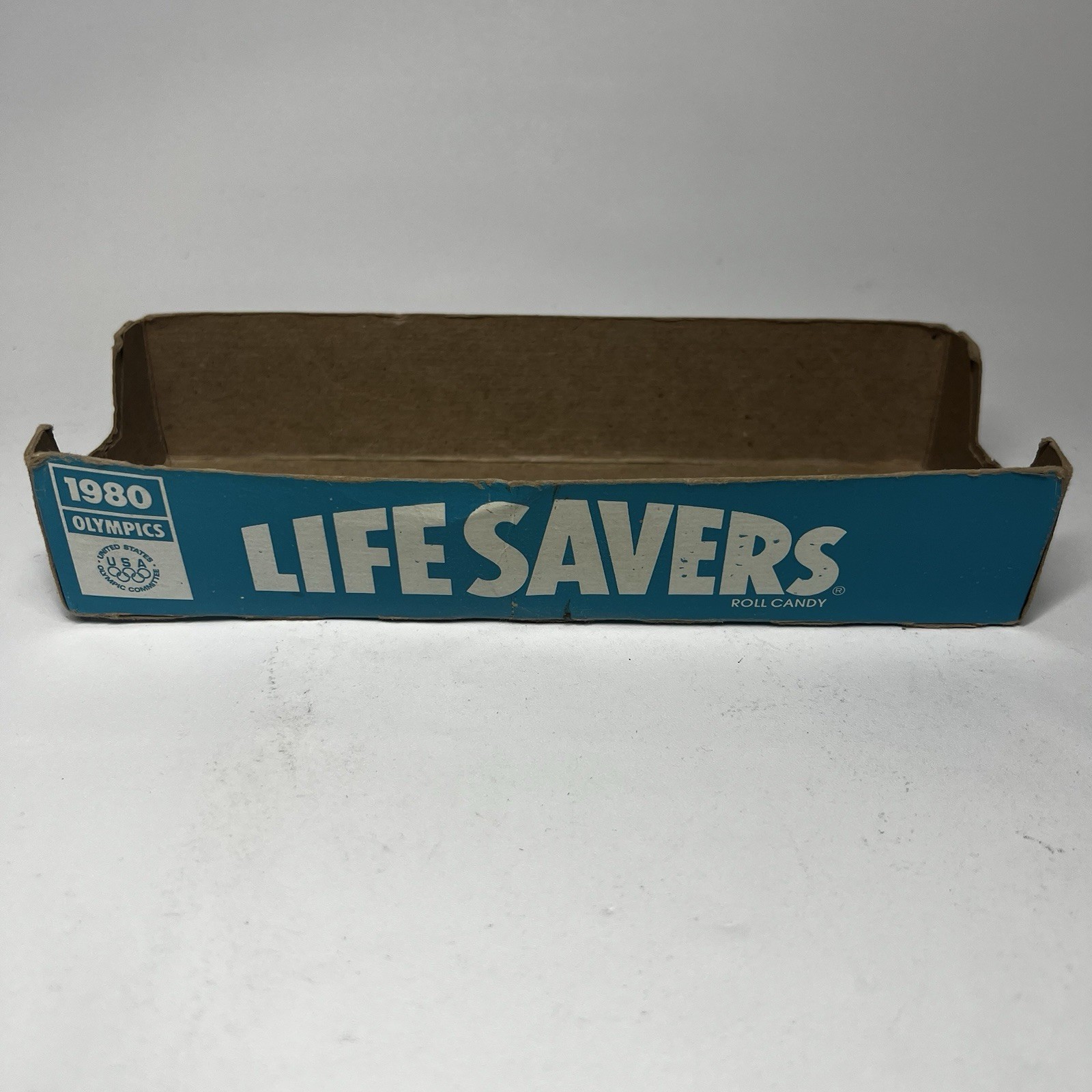 Vintage 1980 Life Savers Roll Candy Store Display Tray Olympics USA Advertising