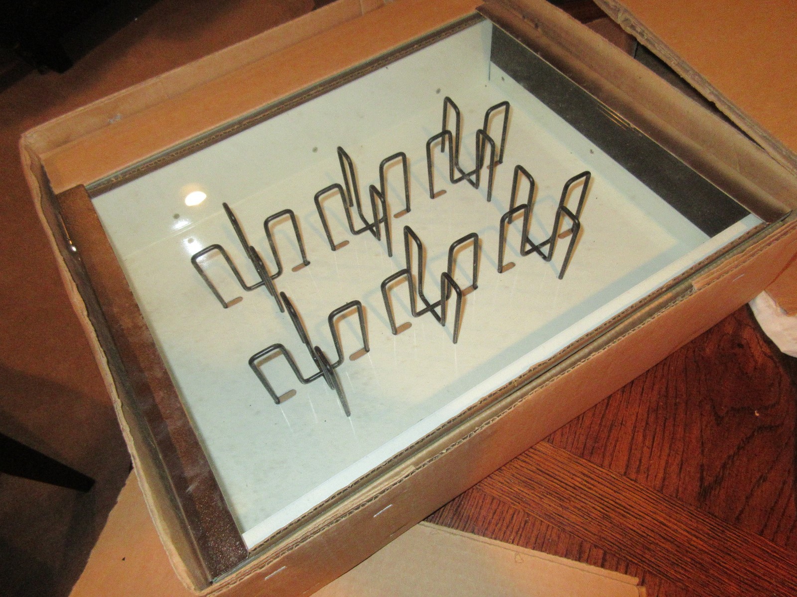 Gillette ,Counter Top Display Unit , 18″ X 151/2″ X 41/2″ , New In Box , Vintage