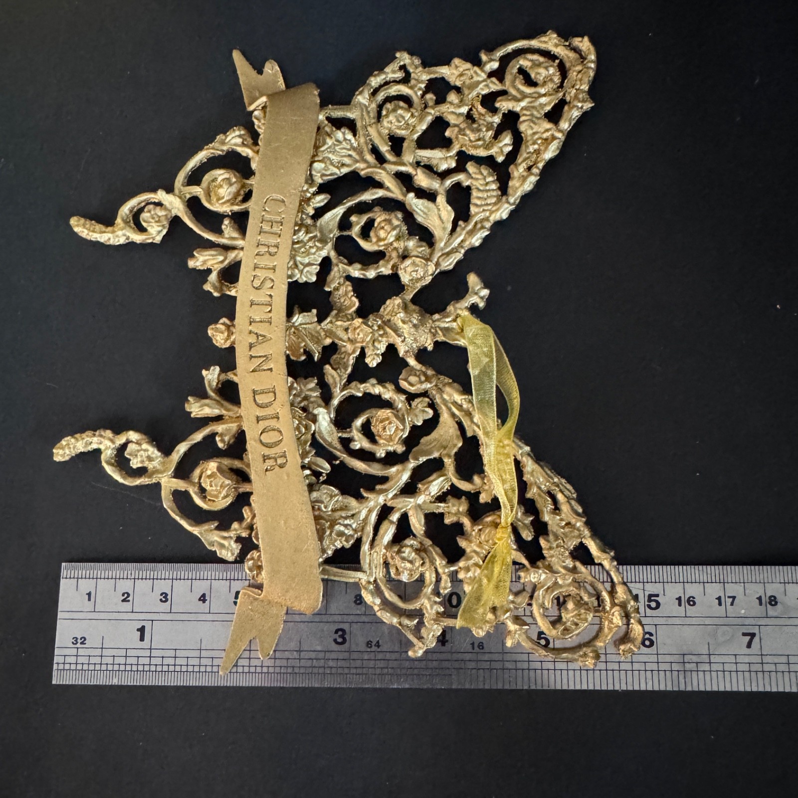 Rare Dior Baroque Style Hanging Butterfly Window Display / Art Decoration 1 pc.