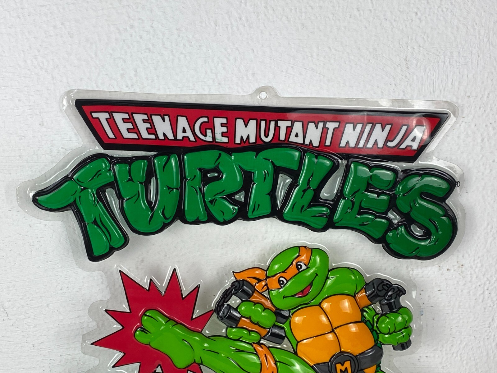 TMNT Teenage Mutant Ninja Turtles Vintage Plastic Display Store Rare Original