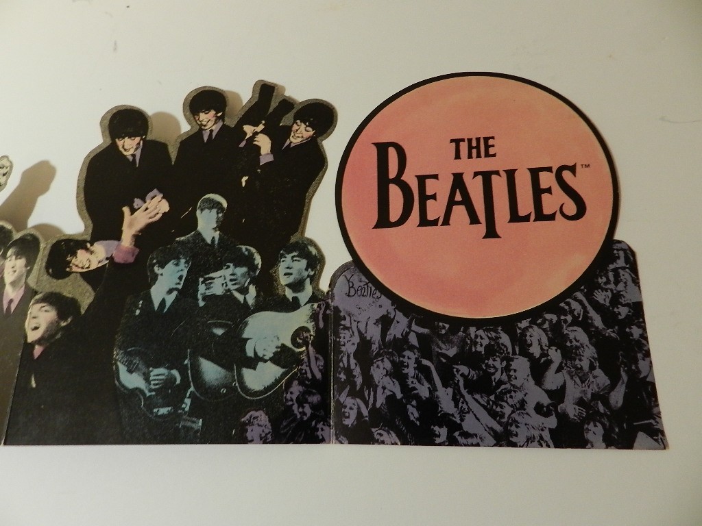 VINTAGE 1988 THE BEATLES- RECORD STORE COUNTER DISPLAY-MUSIC STORE DISPLAY