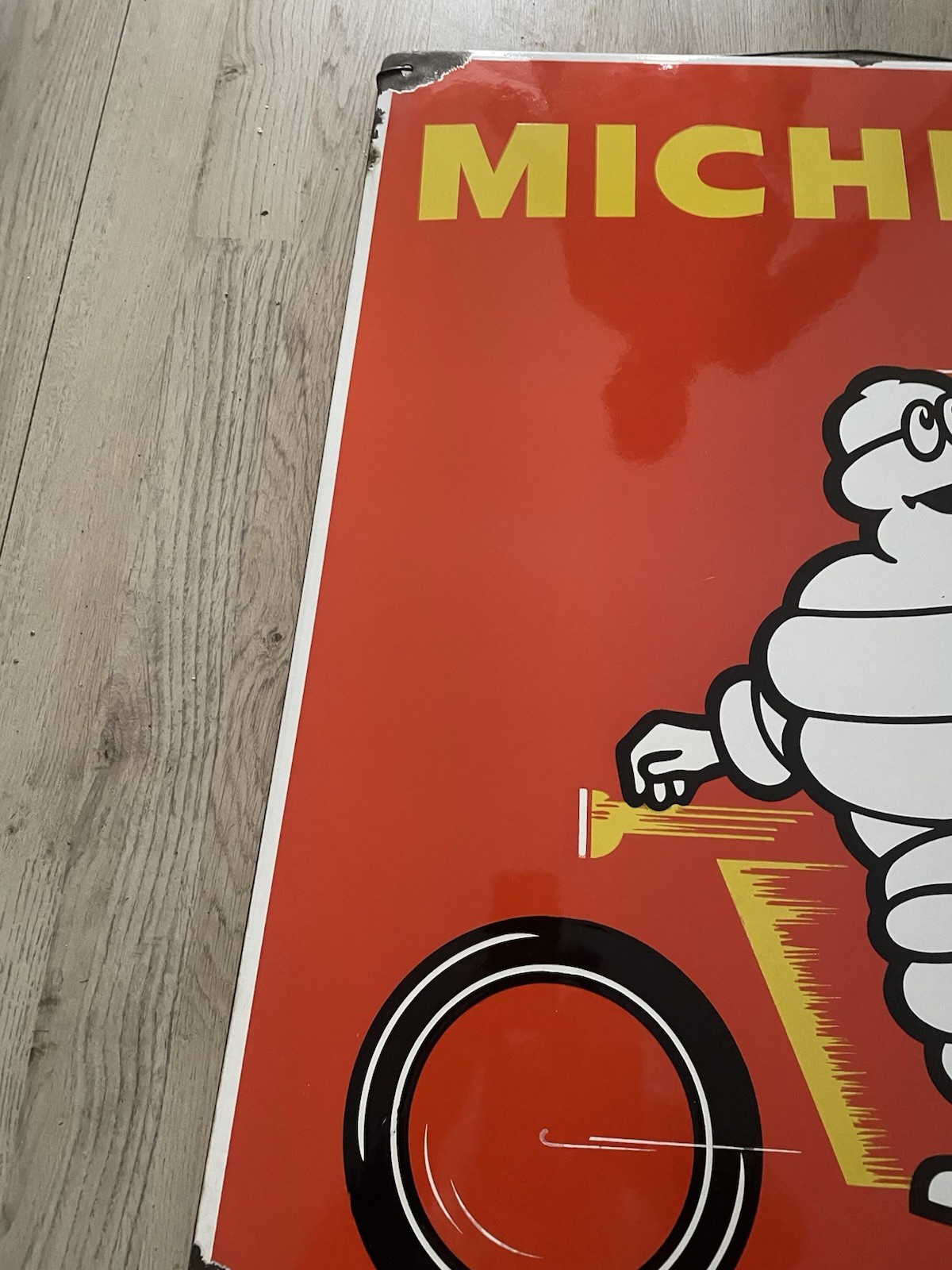 MICHELIN ENAMEL SIGN