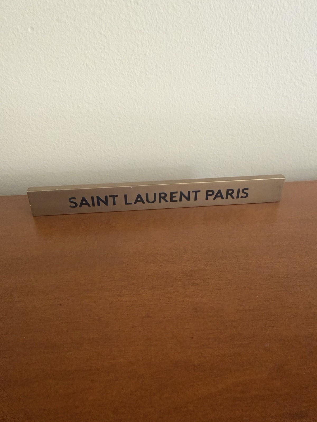 Saint Laurent Paris Metal Display Sign From Barneys Chicago Store YSL