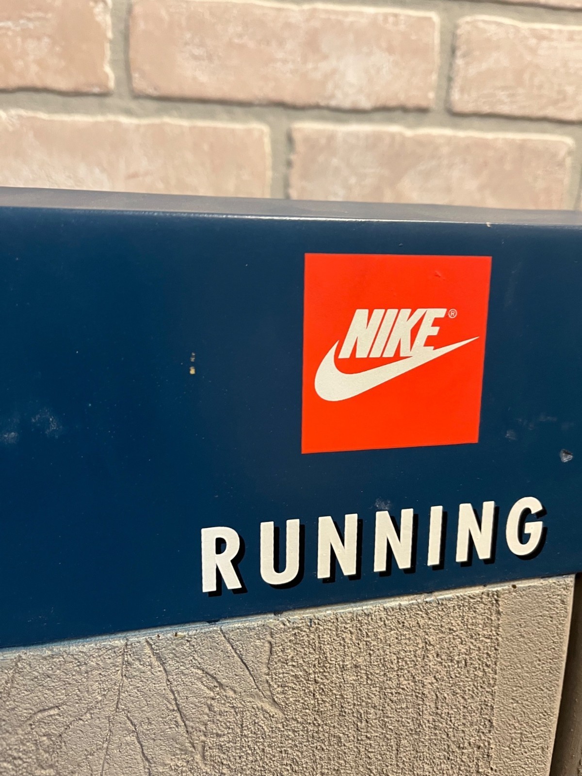 Vintage Nike Running Shoes Point-Of-Sale Shoe Advertising Store Display Rack