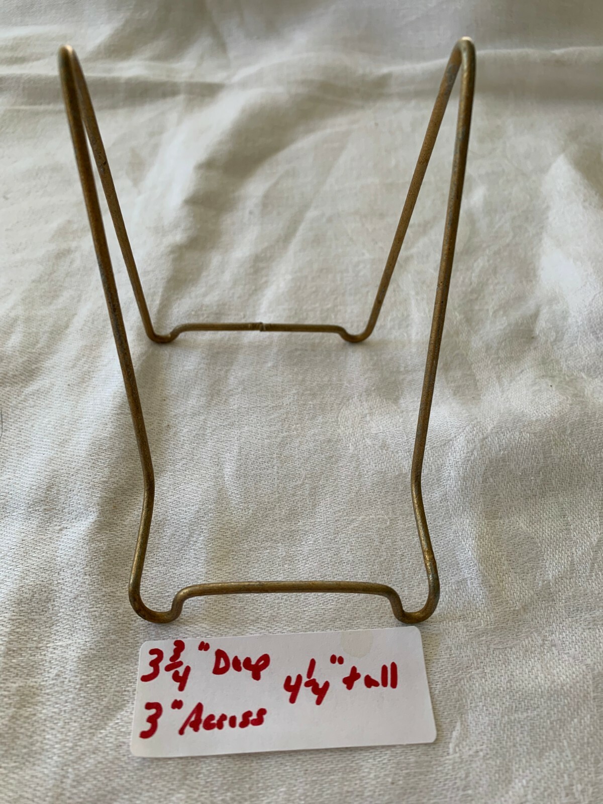 Metal Gold Finish Display Plate Rack Store Fixture Wire Several Available Adjust