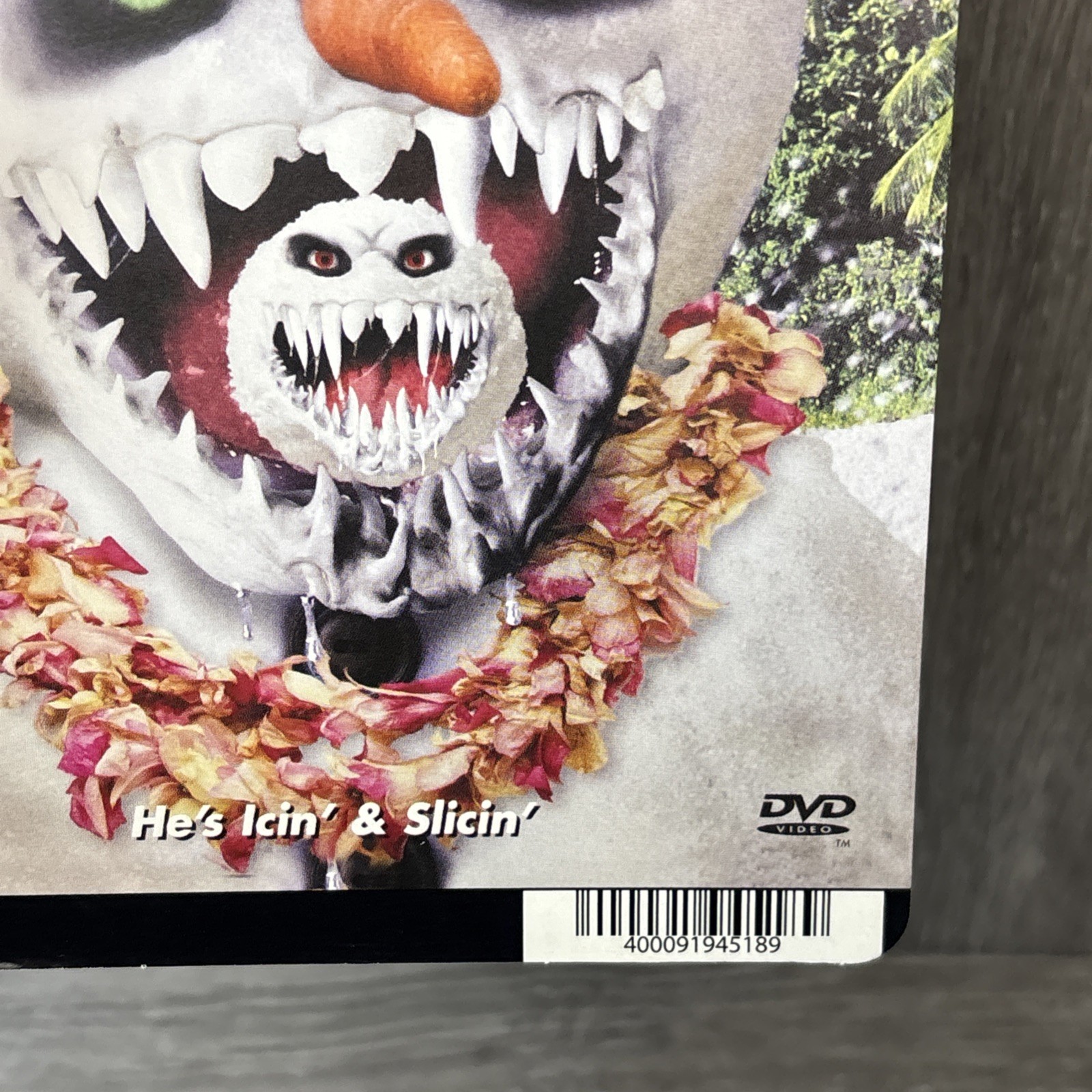 JACK FROST 2 – BLOCKBUSTER VIDEO BACKER CARD 5.5″X8″ – Display Piece Horror