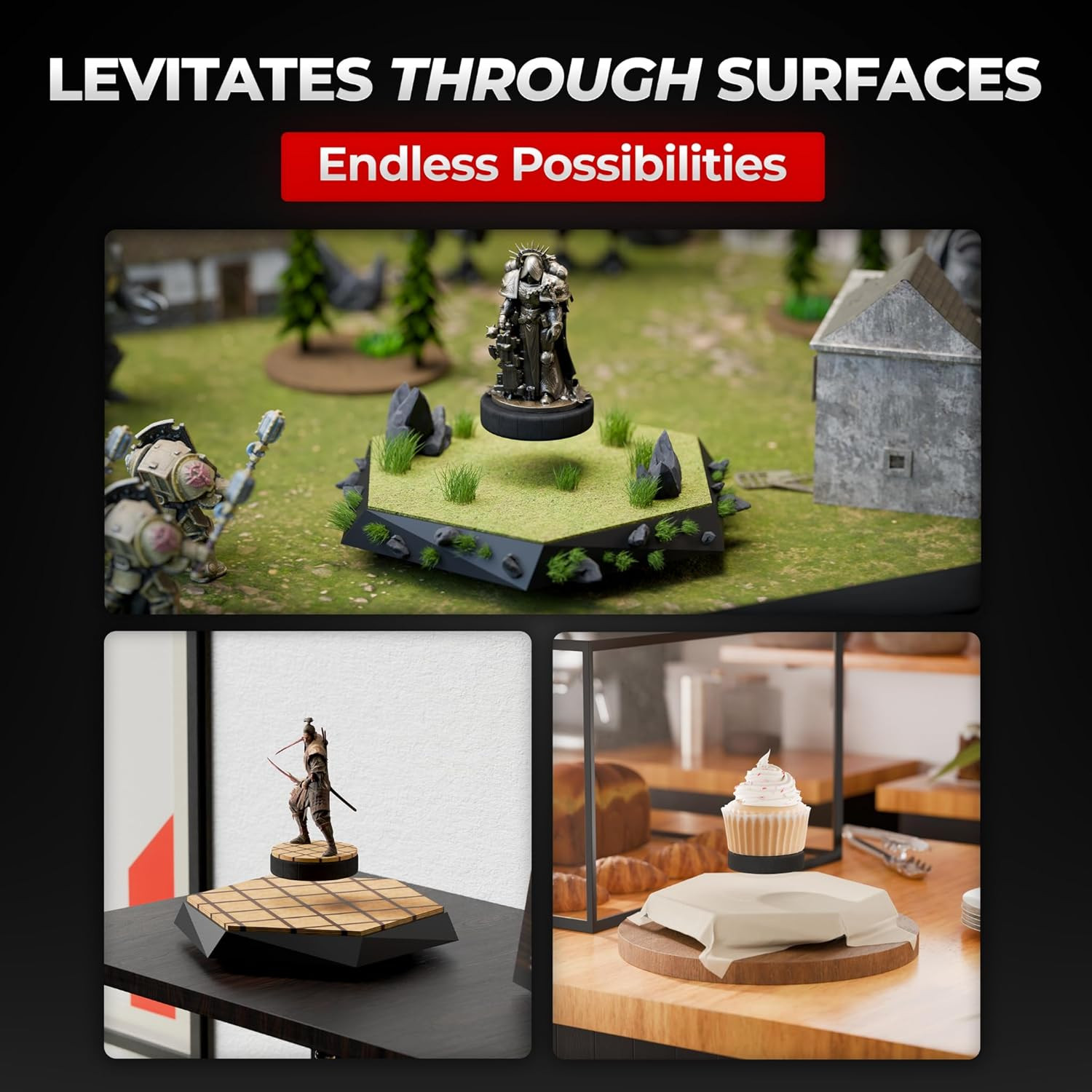 Nimbus Levitating Display – Floating Display, Levitating Stand, Levitation Decor
