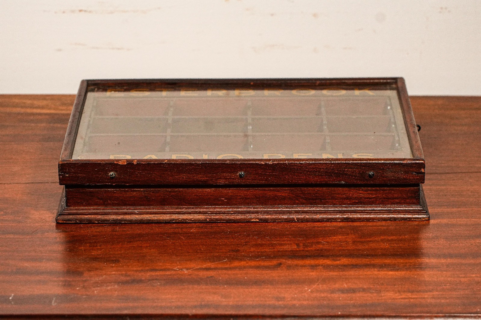 Esterbook Radio Fountain Pen Antique Advertising Writing Retail Display Case