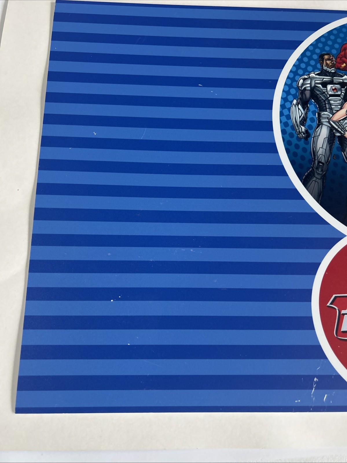Party City In-Store Justice League Sign 23″ x 18.5″ x 2mm Display W Hanger DWBO