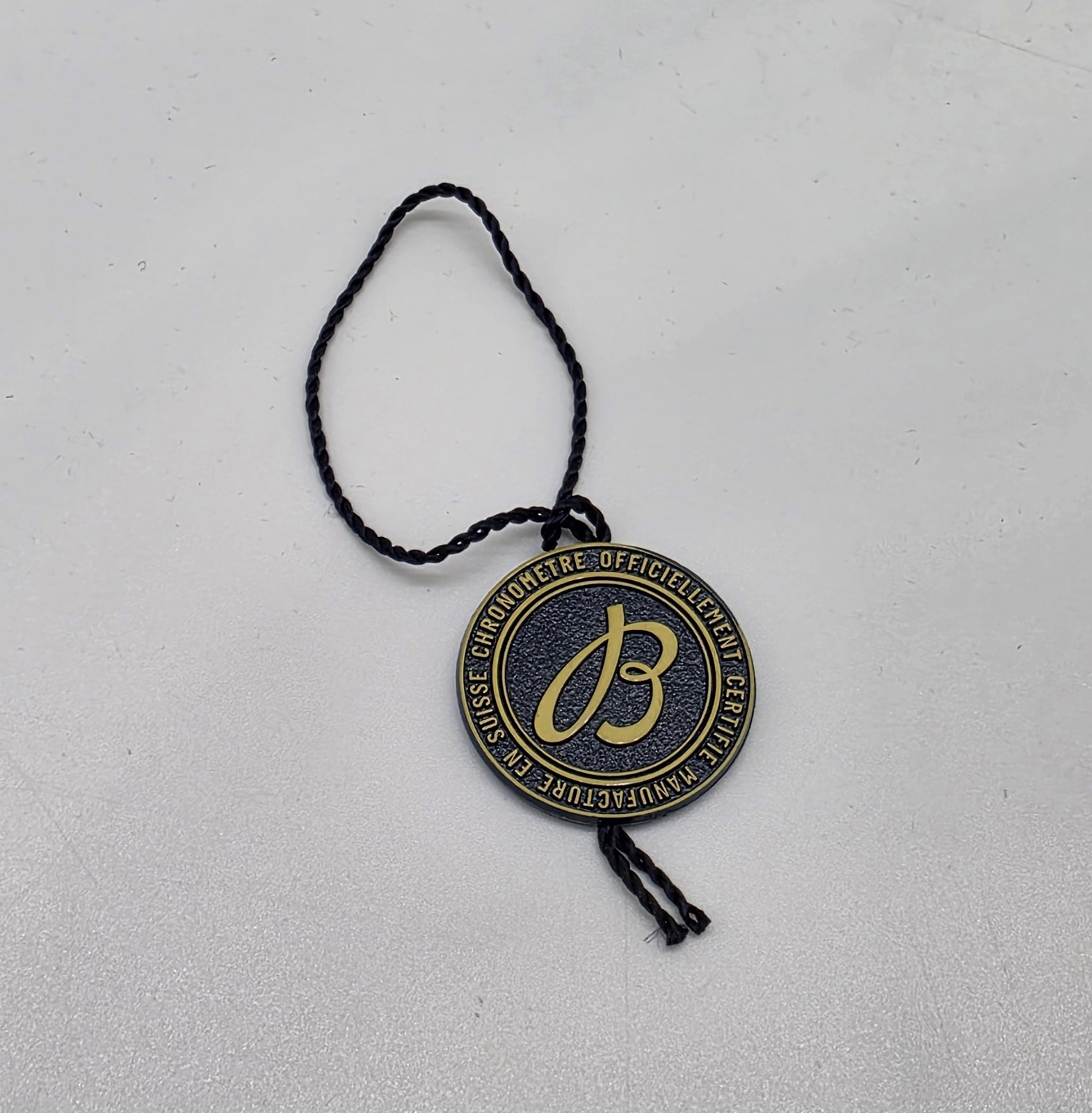 ORIGINAL BREITLING “CHRONOMETRE OFFICIENLLEMENT CERTIFIE” HANG TAG BRAND NEW