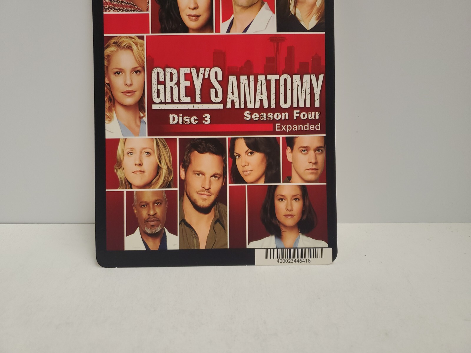 Grey’s Anatomy Season 4 Disc 3 BLOCKBUSTER DVD BACKER CARD ONLY 5.5″X8″