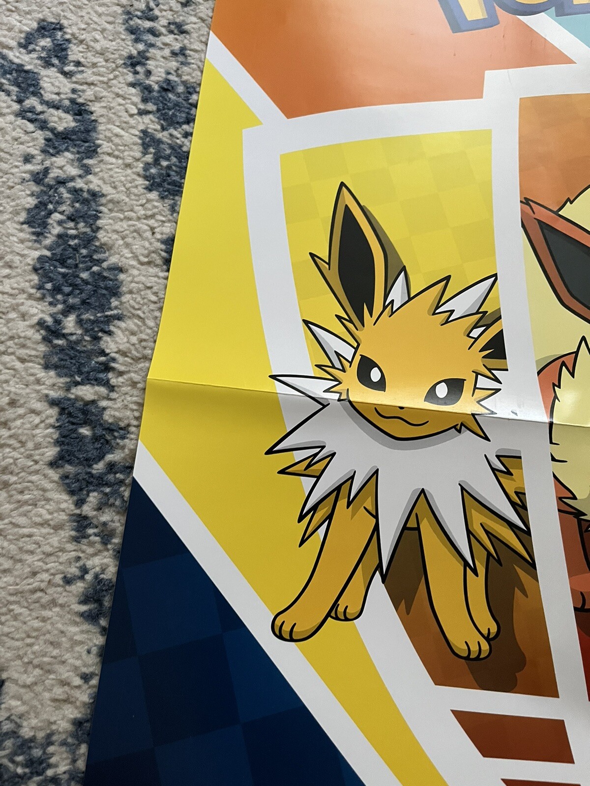 2021 Pokemon CLUB League Store Display Poster 23×16 Sword & Shield Used TCG