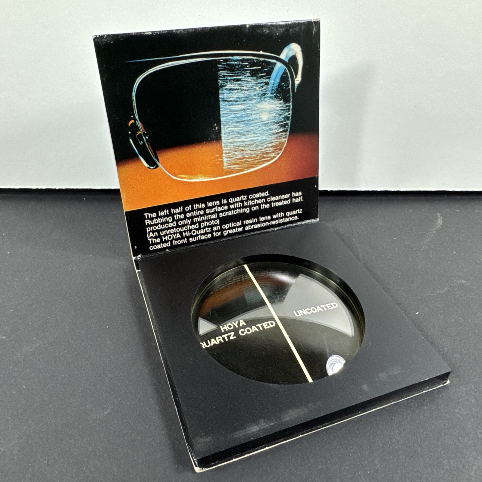 Hoya Lens Hi-Quartz Demonstrator – Store Dealer Rep Display Rare
