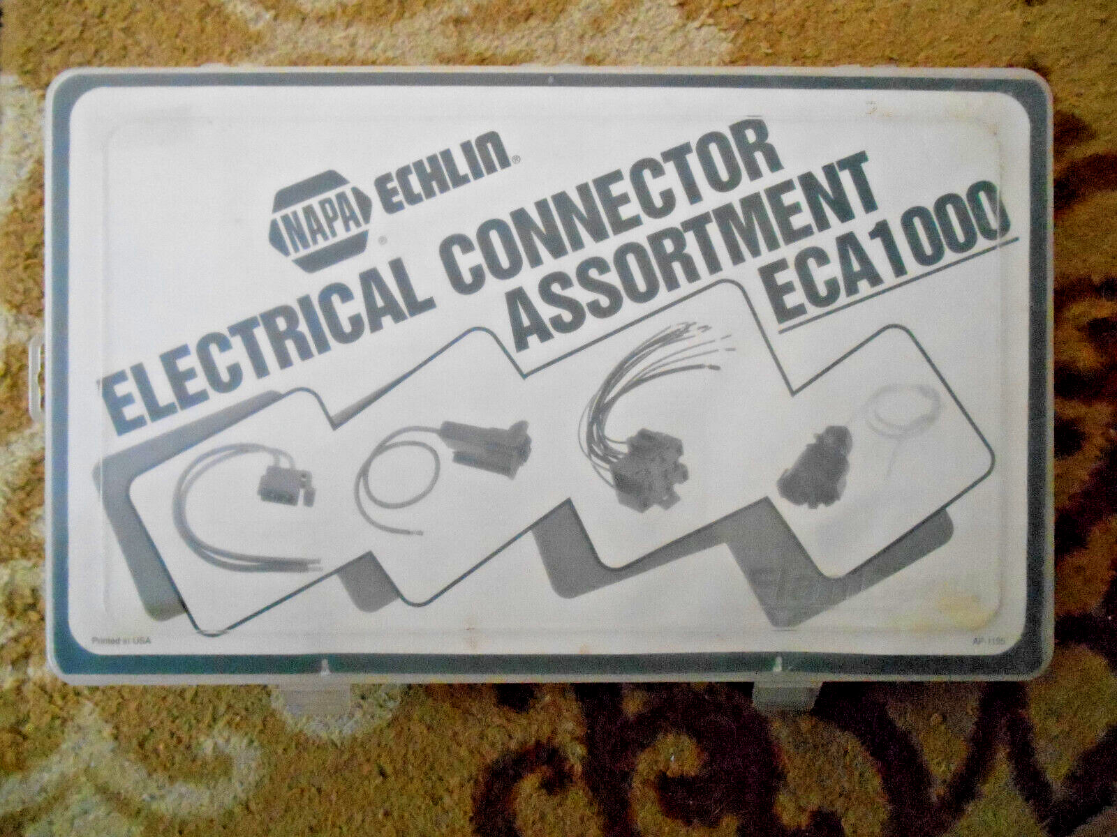 NAPA Echlin Electrical Connector Asst. ECA1000 Plastic Container Storage Box