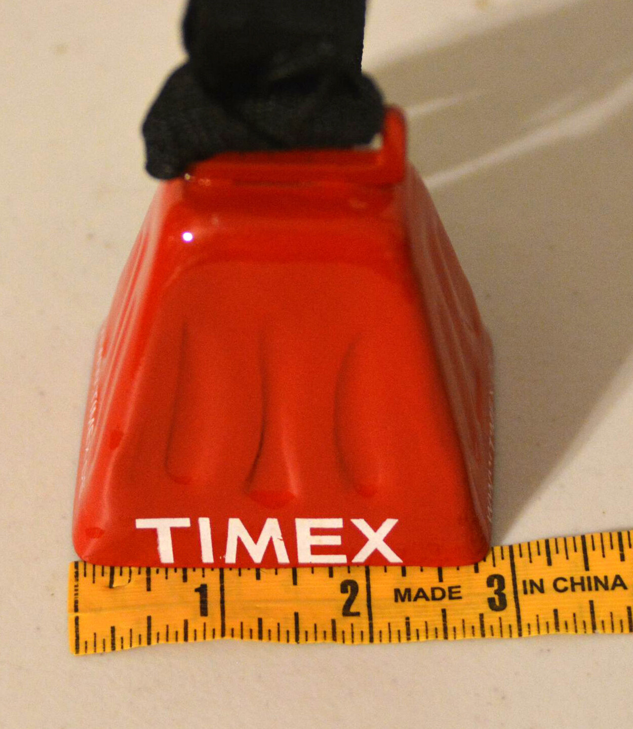 Timex Watch Clock Store Display Red Bell German Europe