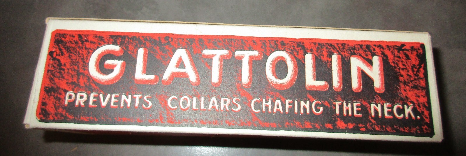 Antique GLETTOLIN 12 Mens Collar Wax Store Display Advertising – Germany 1910