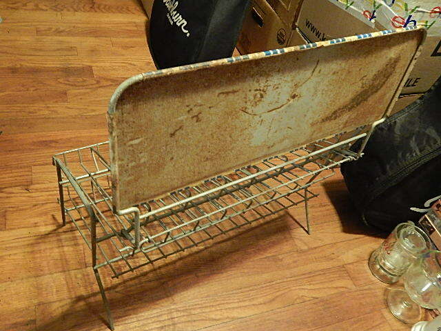 ILLBRONZE ~ Instant Met-L-Namel ~ Metal Display Rack ~ Two Tier POS Shelf ~ Vtg