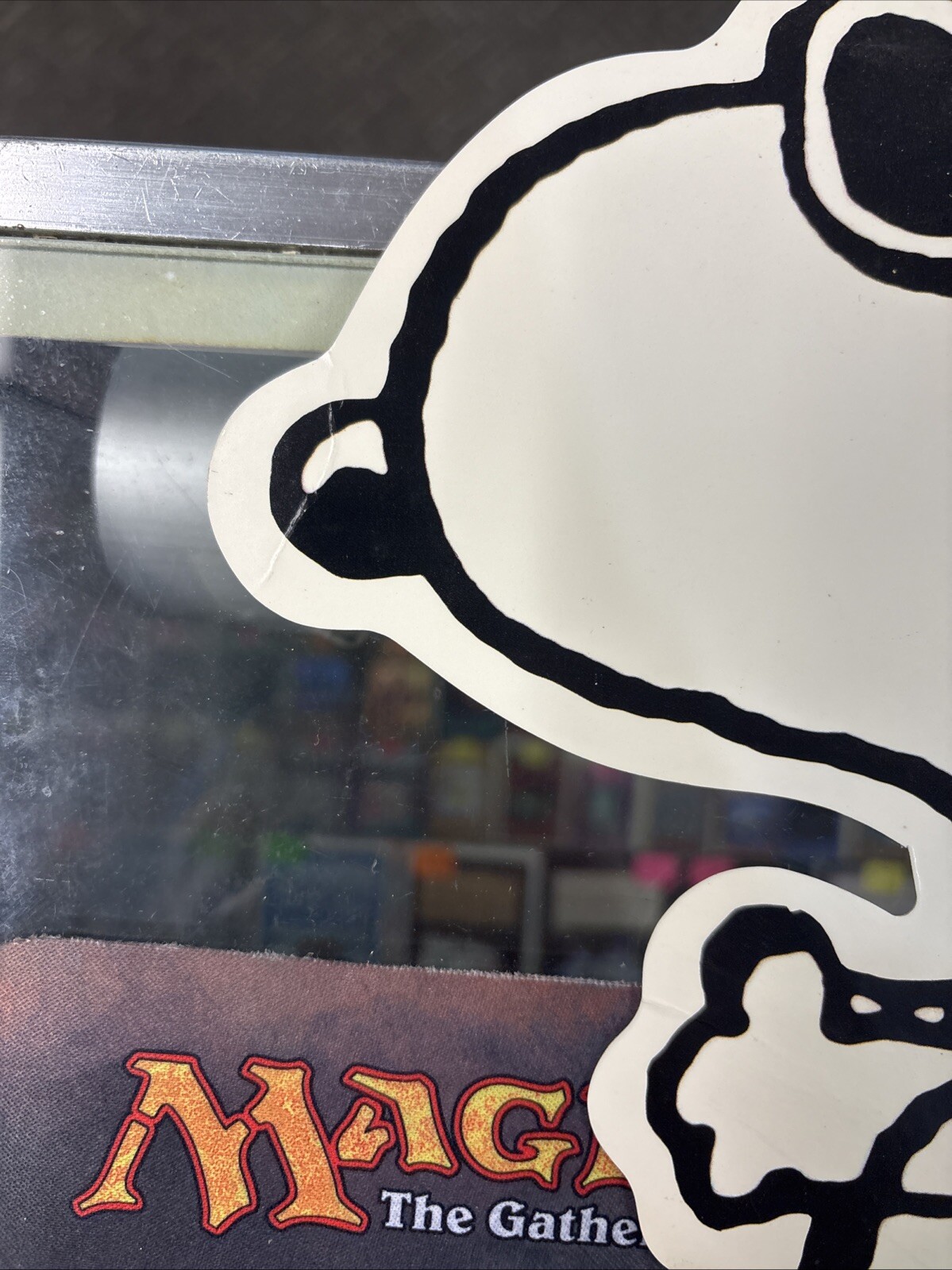 Snoopy He’s Your Dog Charlie Brown Mobile Display Hi-Tops Video 1987 10×19