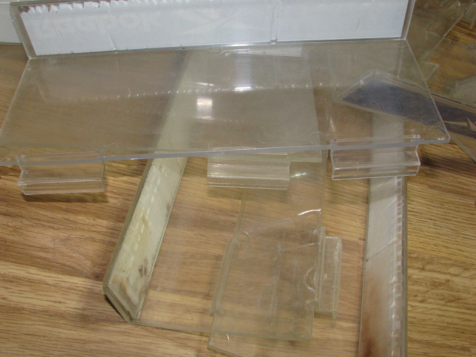 Vintage Slat Wall Display Shoe Shelf Reebok Lot of 12