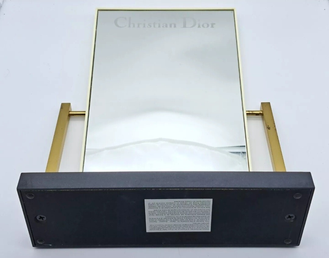 SHOP ADVERTISING DISPLAY MIRROR-CHRISTIAN DIOR-FASHION DESIGN-VINTAGE