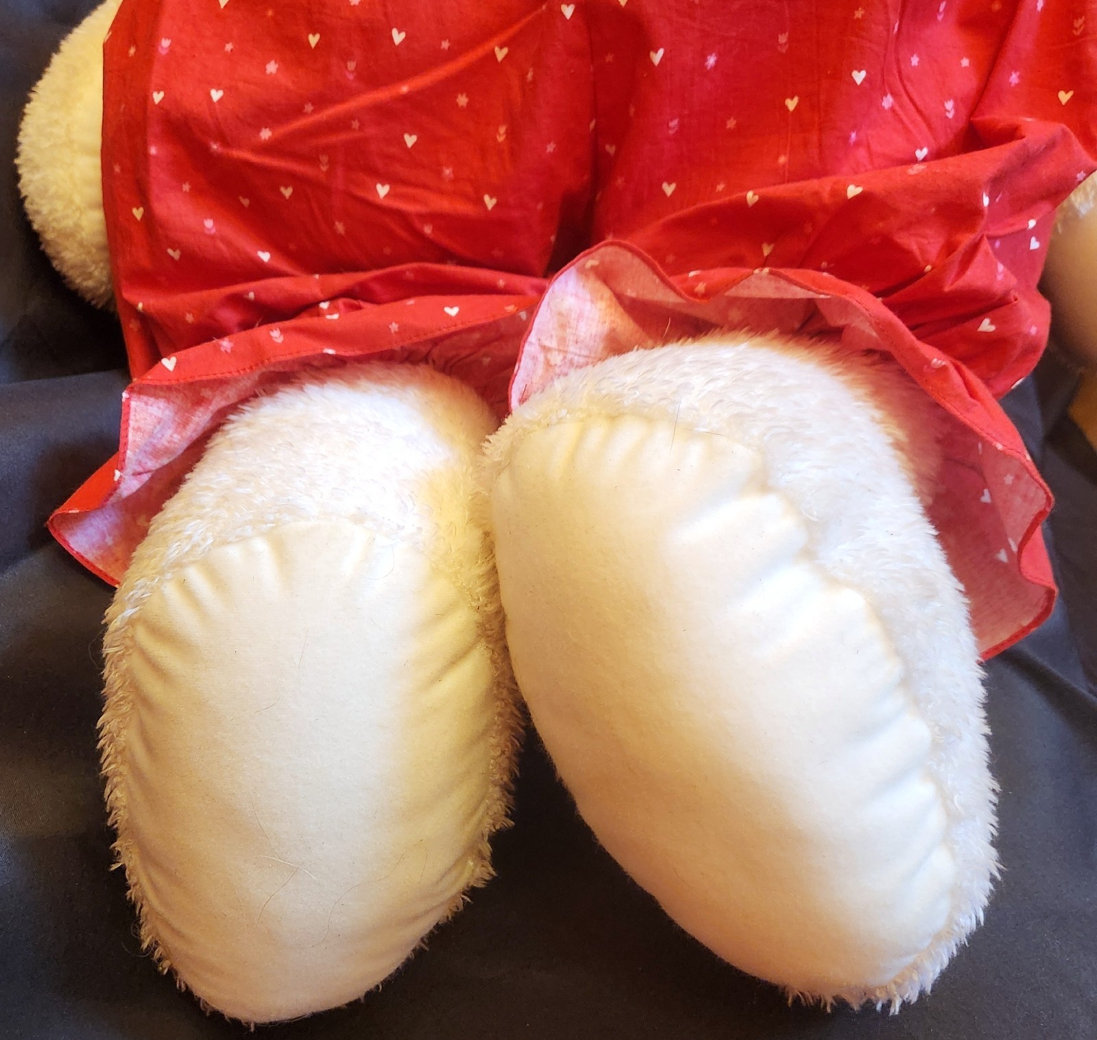 Hallmark 36″ jumbo display PLUSH MAGNET KISSING BEARS Valentine Day HEAD DETACHD