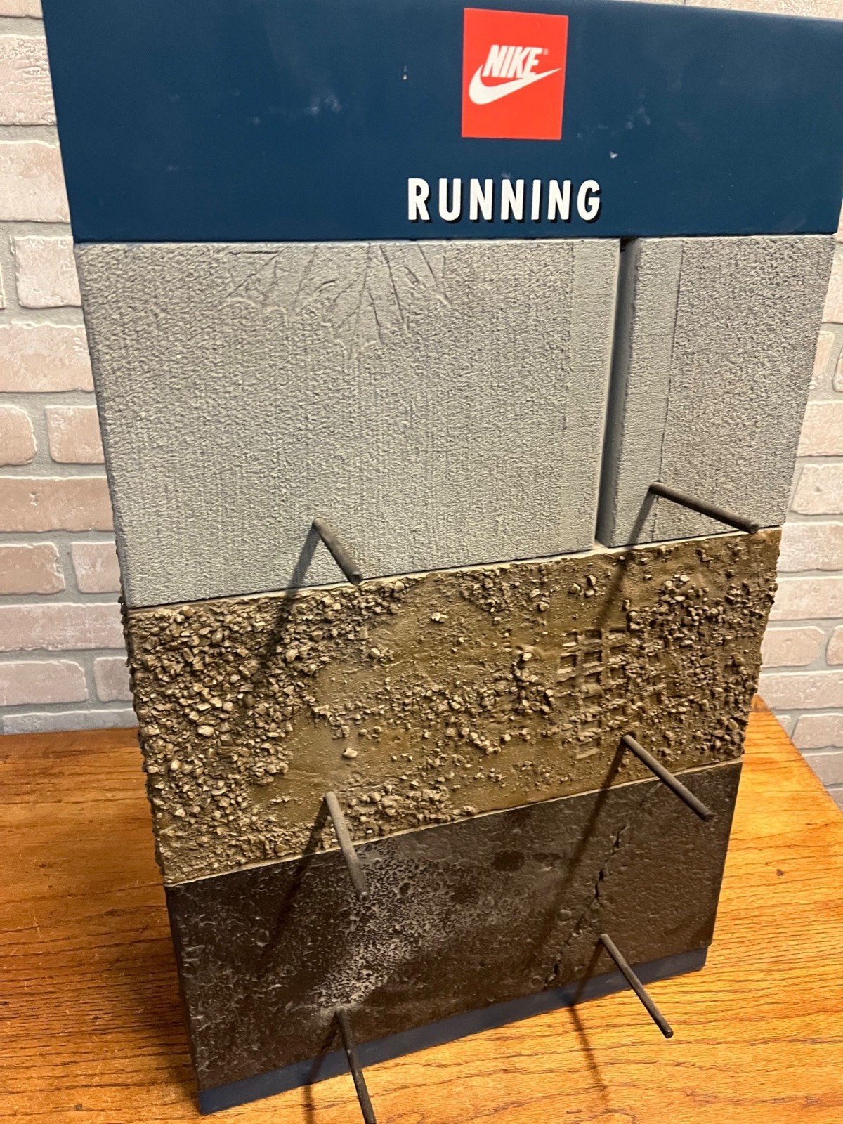 Vintage Nike Running Shoes Point-Of-Sale Shoe Advertising Store Display Rack