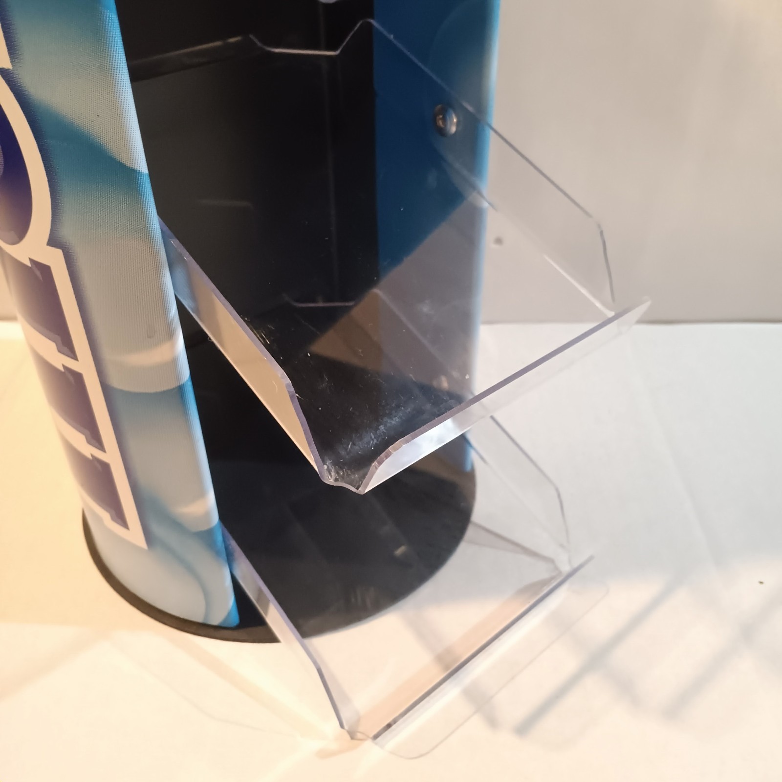 Mentos Store Countertop POS Display-4 Tiered Acrylic Shelves-Advertising-Candy