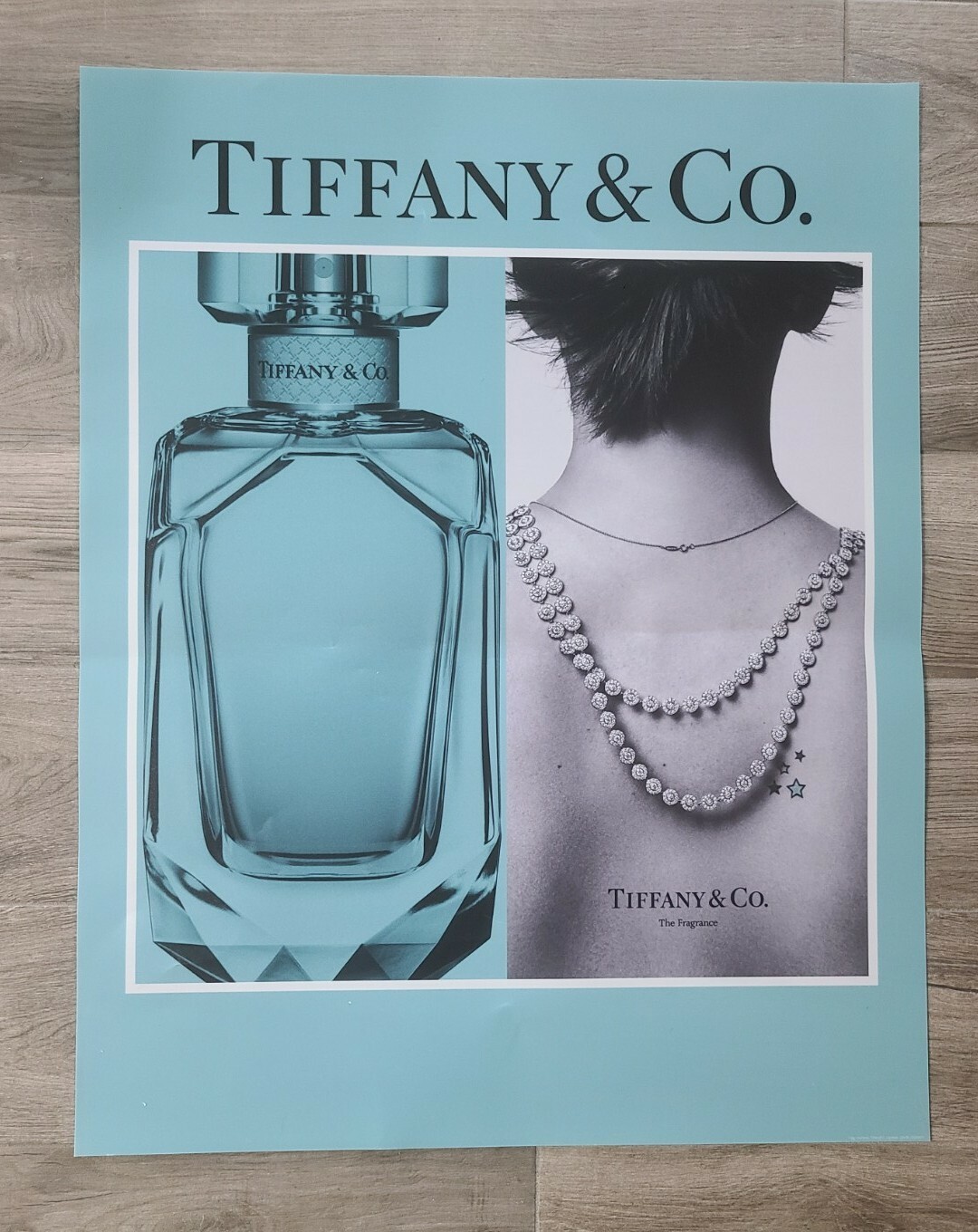 Tiffany & Co Fragrance Store Display Lightbox Insert 22″ x 28″