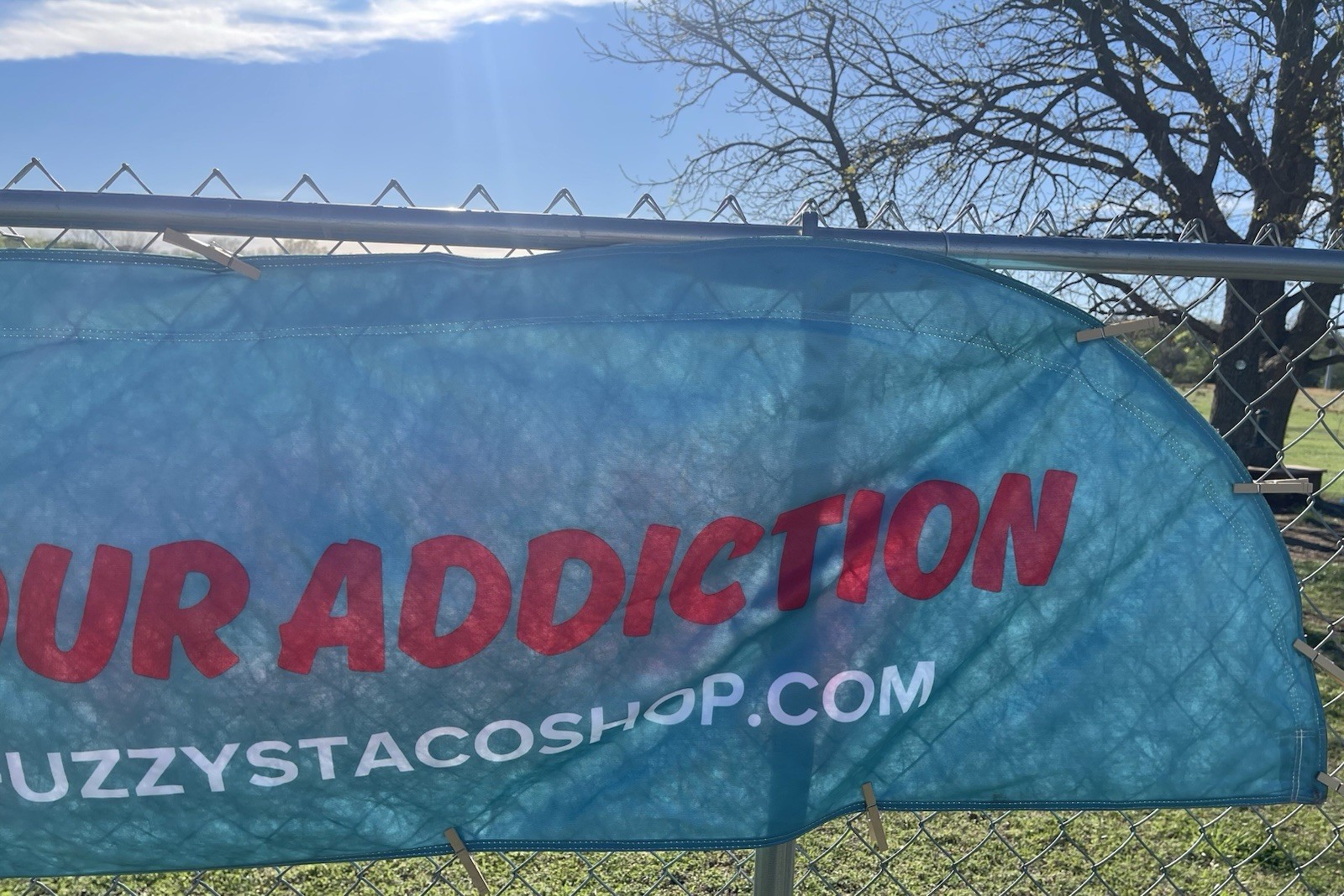 Fuzzy’s Taco Advertising Banner Man Cave Dorm Room