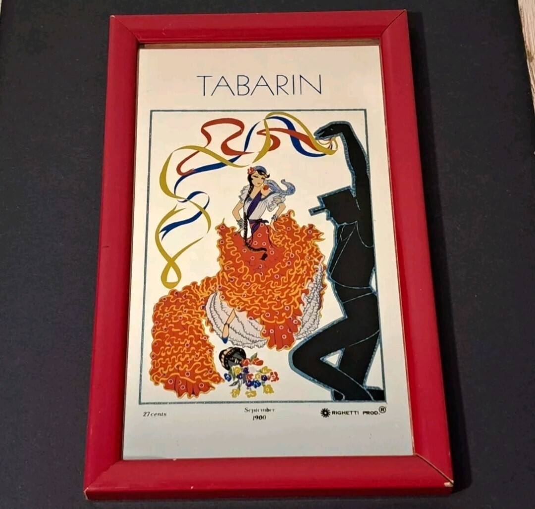 MIRROR FRAME-TABARIN FLAMENCO THEATER-VINTAGE-RIGHETTI DESIGN