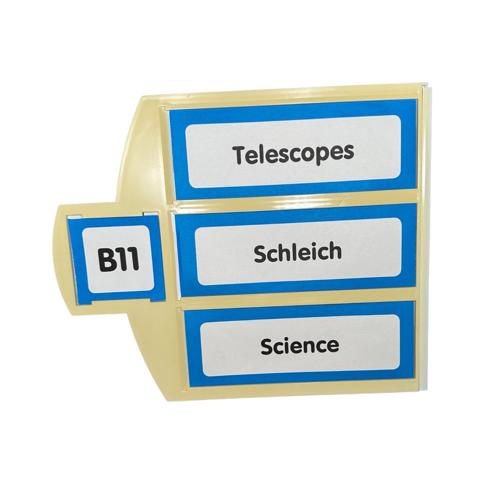 Toys R Us True Aisle Sign B11 Telescopes, Schleich, Science