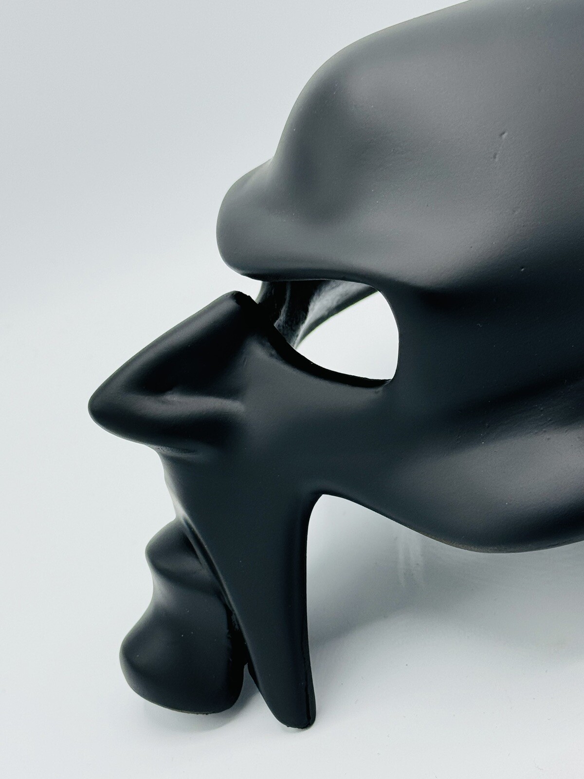 CUSTOM SPIKE BOB HEAD DISPLAY FOR OAKLEY SUNGLASSES X-METAL MATTE BLACK SMOOTH