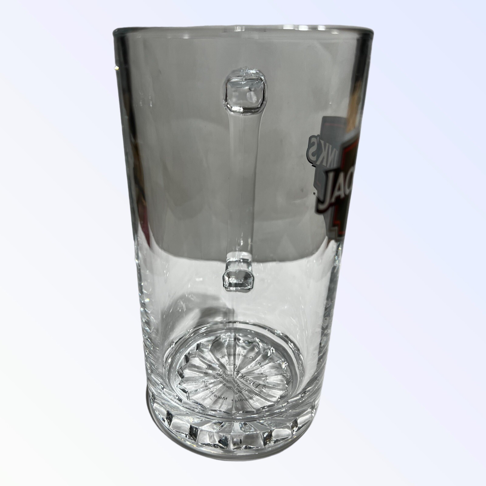 Beer Mug Jack Links’s Beef Jerky Clear Glass 16 oz