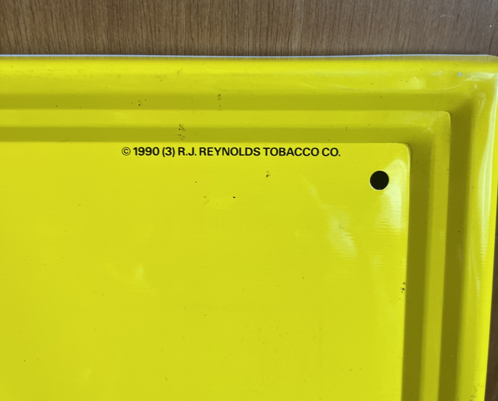 Vtg 1990 RJ Reynolds Joe Camel Smoking Tobacco Cigarettes Metal Advertising Sign