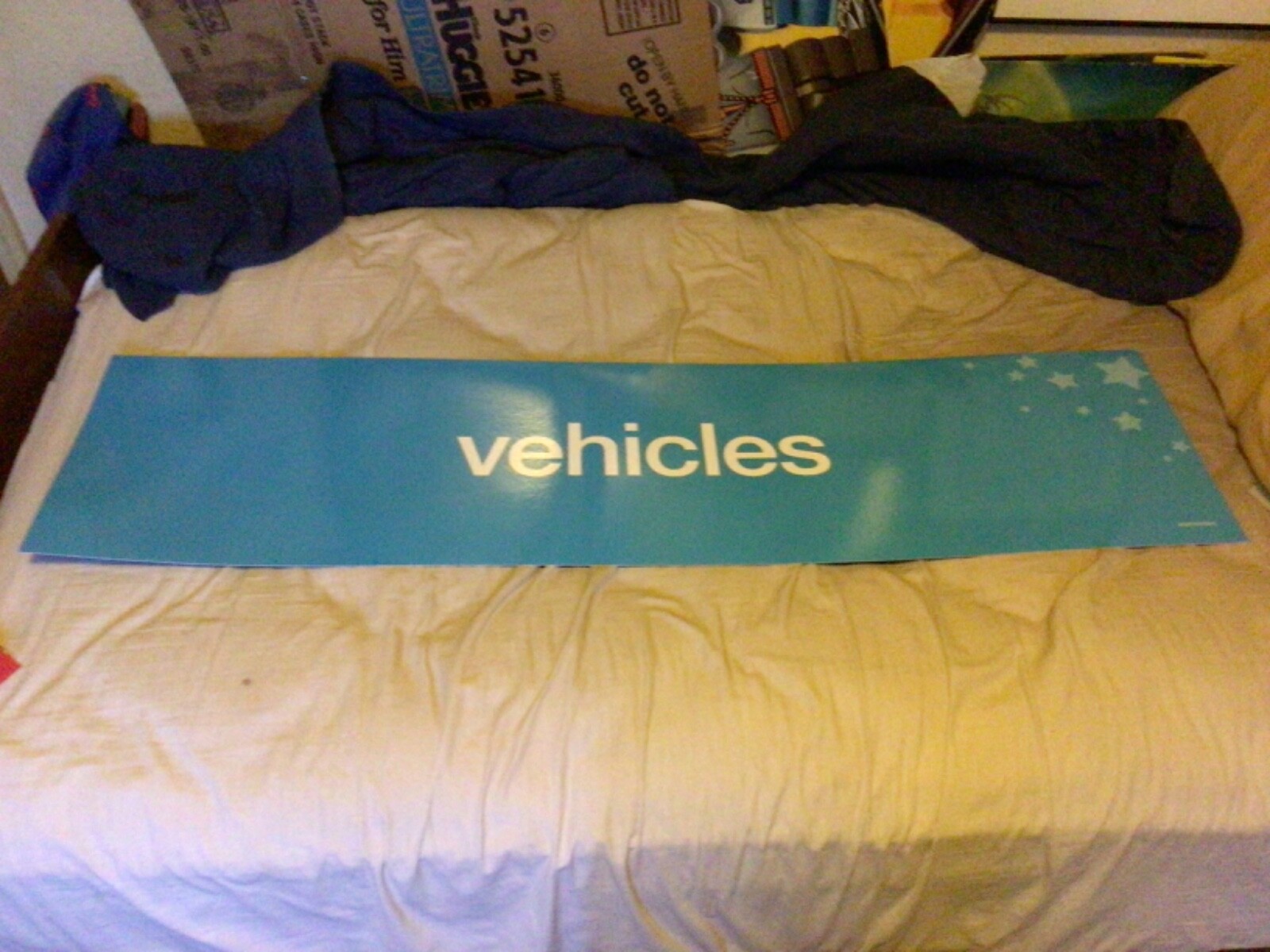 VEHICLES Toys R Us Exclusive Display/Sign (Approx 4′ x 1′) Die-Cast/Hot Wheels