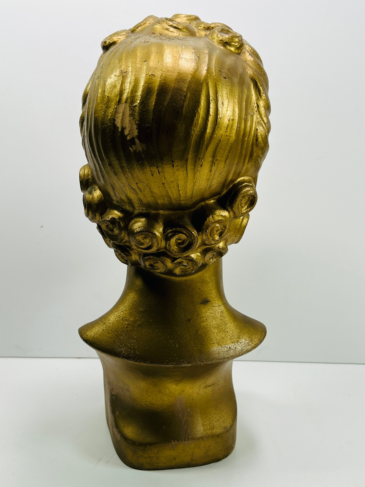 RARE 20’s Hollywood Rapid Dry Curlers Gold Store Advertising Display Mannequin