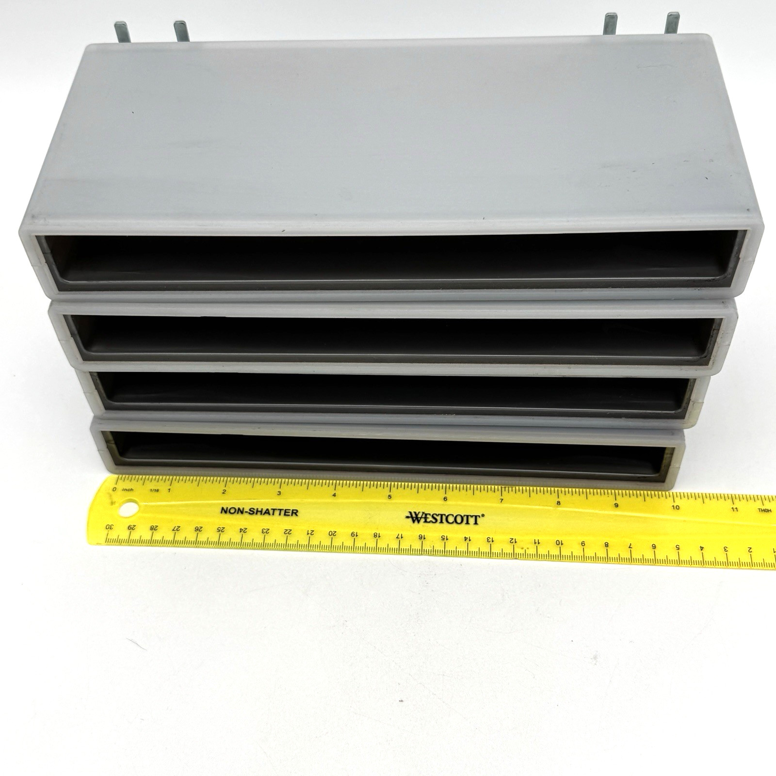 Nike Grey Slat Wall Shoe Displays – Lot Of 4 Y2K