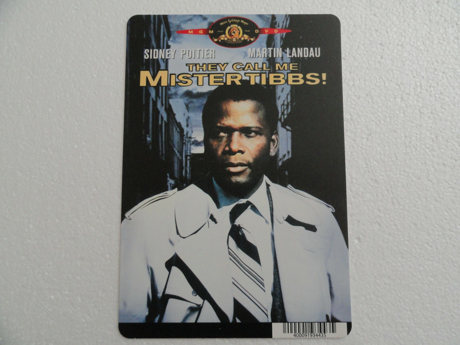 THEY CALL ME MR. TIBBS! – BLOCKBUSTER VIDEO SHELF BACKER CARD 5.5″X8″ *NO MOVIE