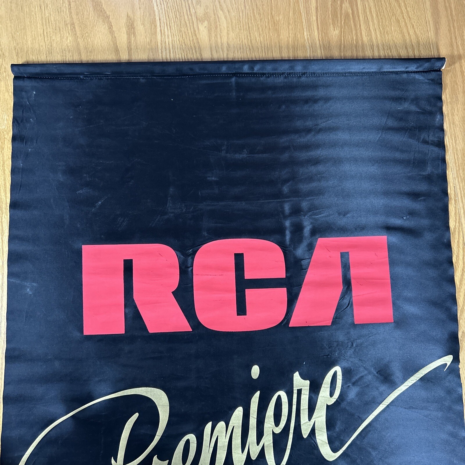 Vintage RCA Sign Premier Showcase Center Store Display Banner Flag 41″x27″ Vinyl