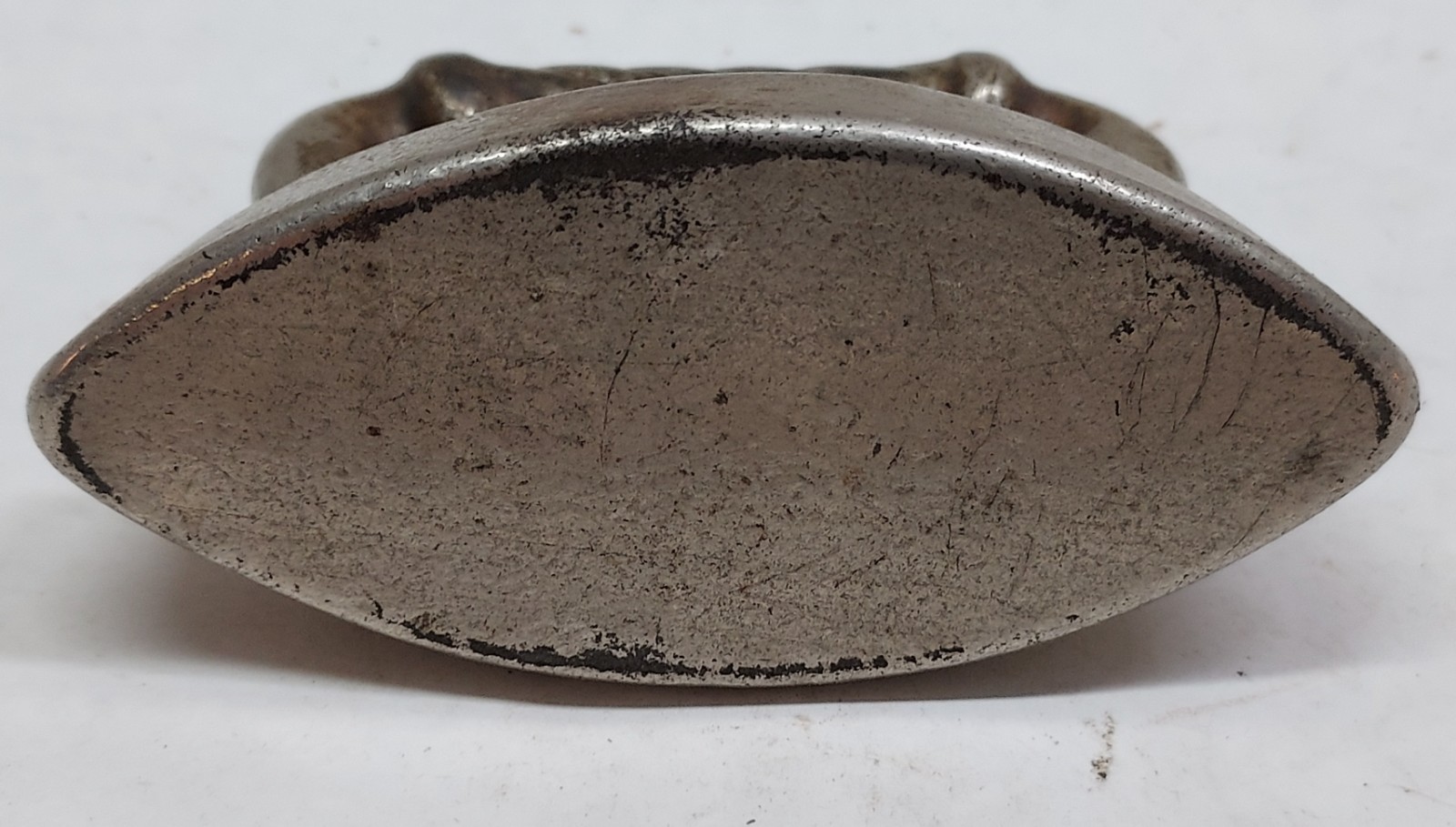 Salesman Sample – Cast Iron Twisted Handle Sad Iron – 3-3/8″ Long