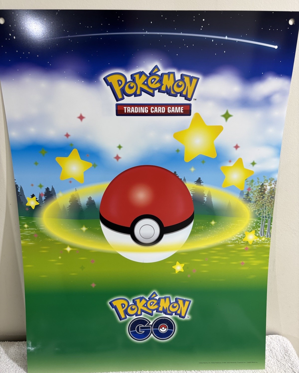 Pokemon Go Pokeball 3D Poster Lenticular Promotional 17″ x 24″ Store Sign