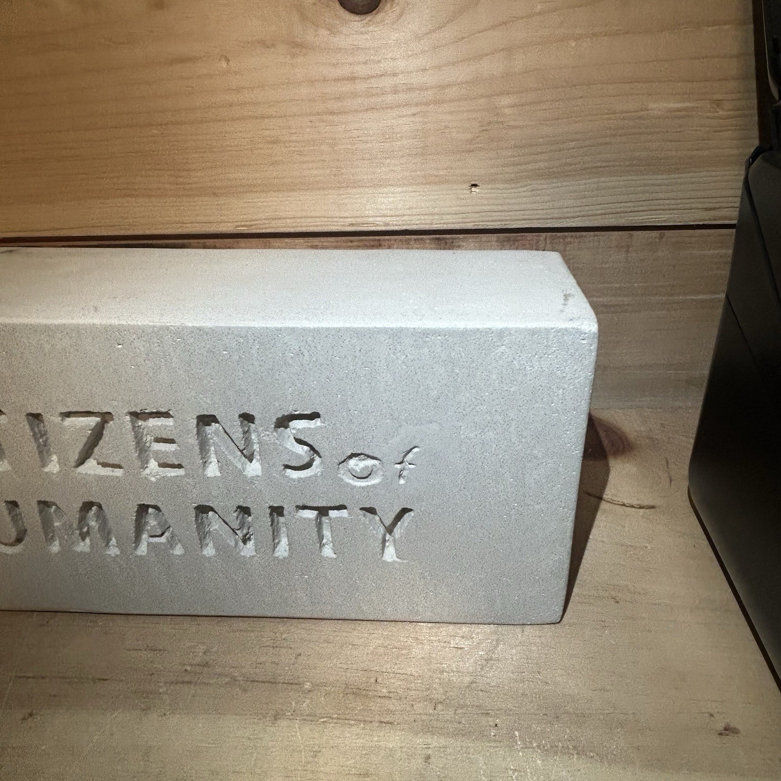 Citizens Of Humanity Denim Store Advertising Countertop Display Sign Prop