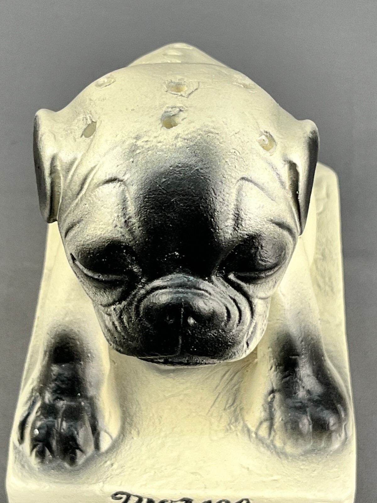 Vintage Morses Pure Pops Bulldog Chalkware 7″ Candy Store Countertop Display (A)