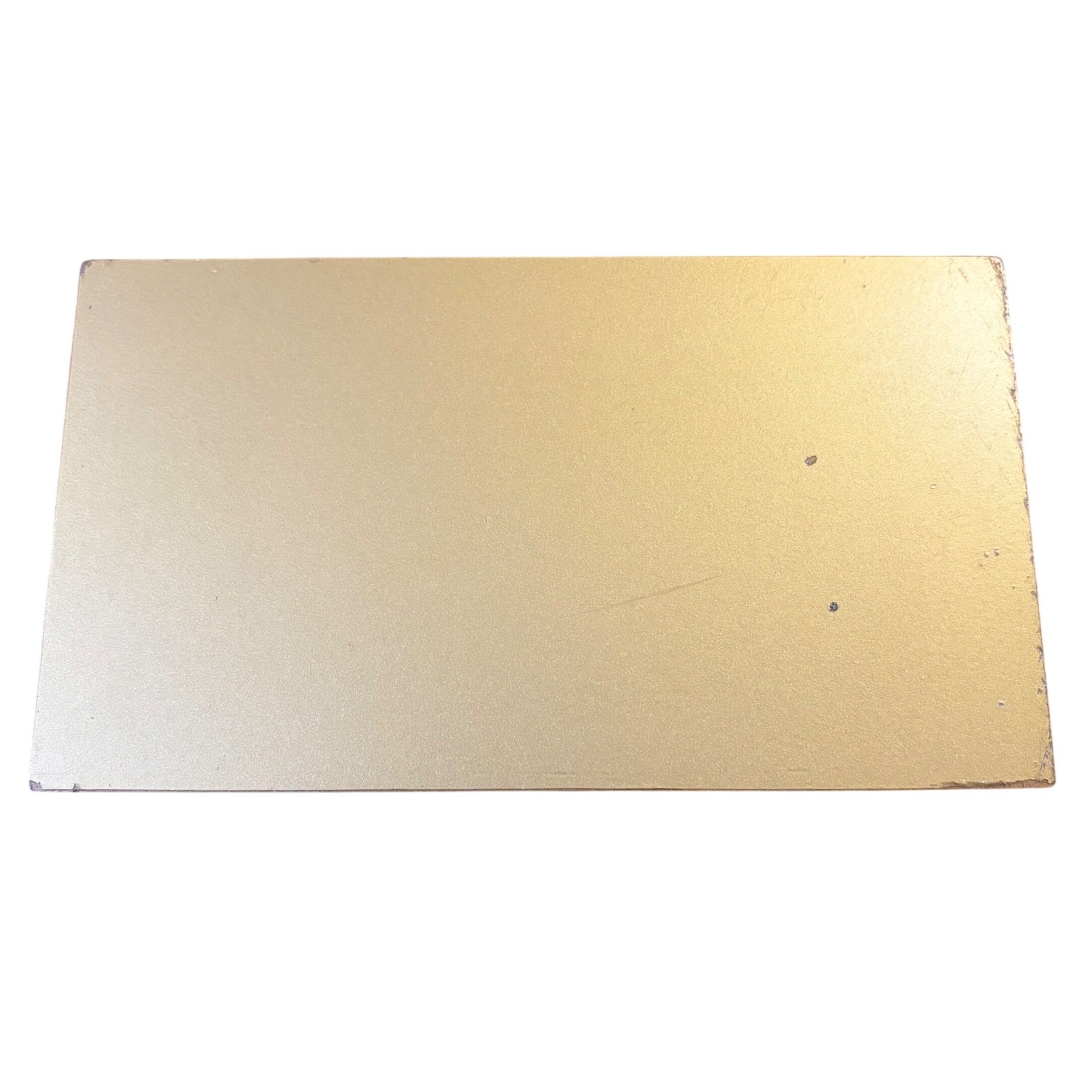 Gucci Official Dealer Lucite Logo Sign Gold Acrylic Display Block Boutique Decor