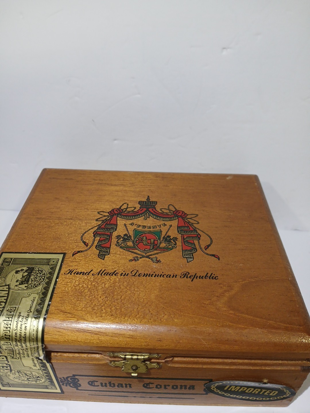 Arturo Fuente Wooden Empty Cigar Box Cuban Corona Empty