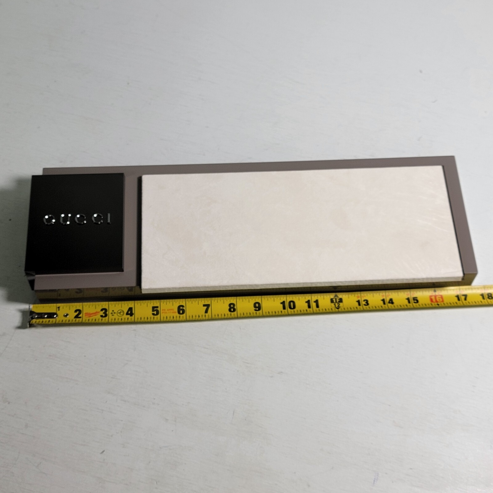 GUCCI Acrylic Felt Countertop Platform Display Shelf Watch Jewelry Store Dealer